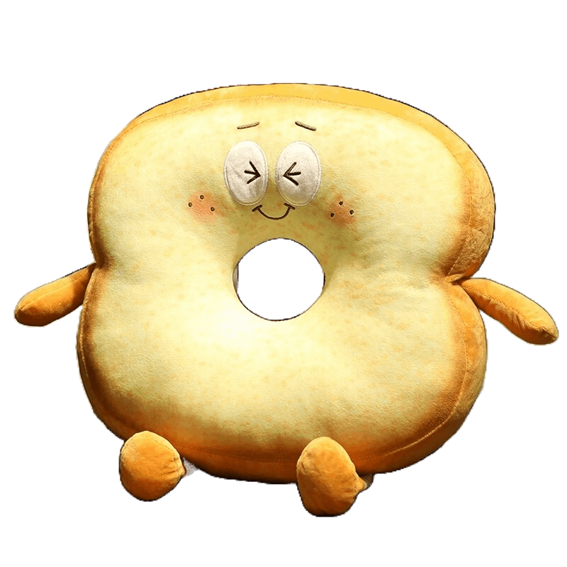 plush bread slice