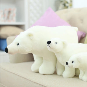 beautiful plush polar bear