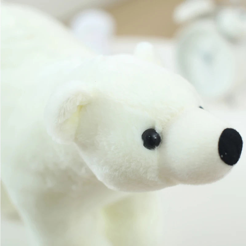 beautiful plush polar bear