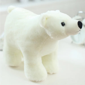 beautiful plush polar bear