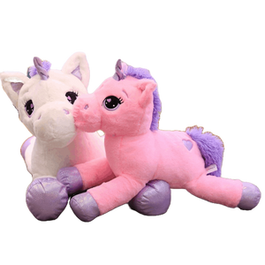 large plush unicorn