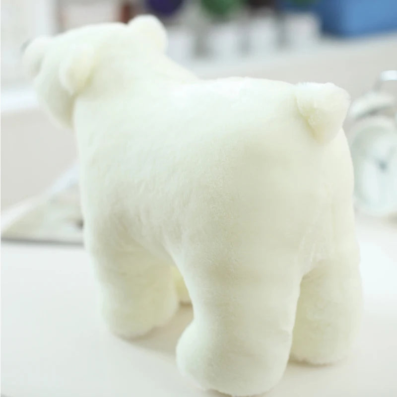 beautiful plush polar bear