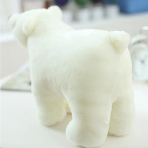 beautiful plush polar bear