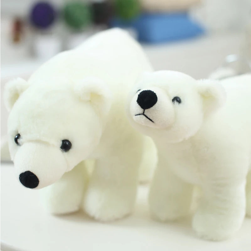 beautiful plush polar bear