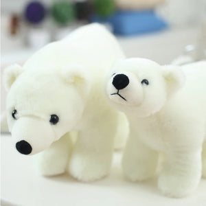 beautiful plush polar bear