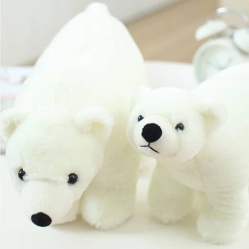 beautiful plush polar bear