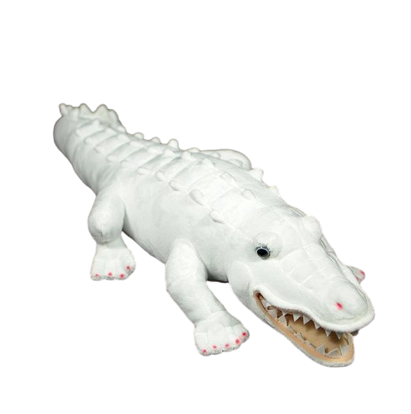 plush albino alligator