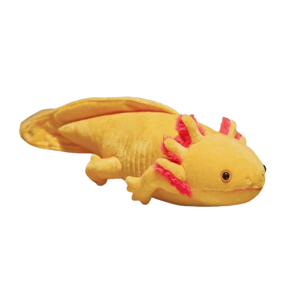 plush colorful axolotl