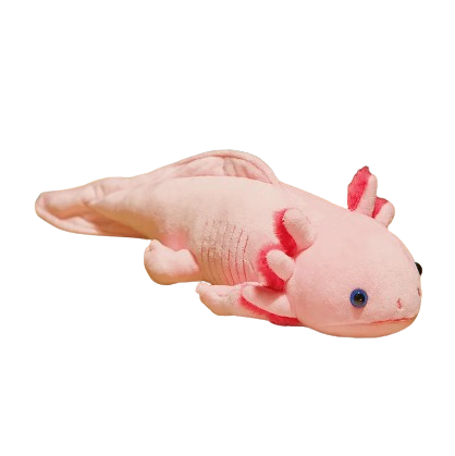 plush colorful axolotl