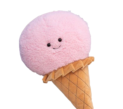 plush soft ice cream