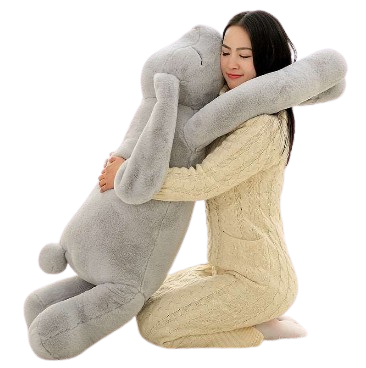 giant plush rabbit