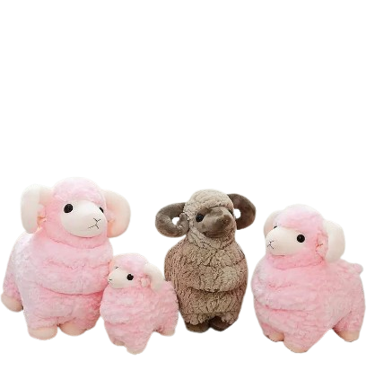 colorful plush sheep