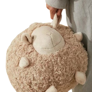 cute plush round scheep