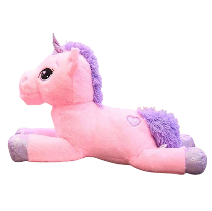 large plush unicorn