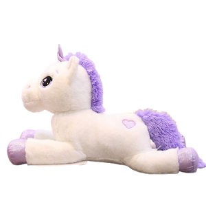 large plush unicorn