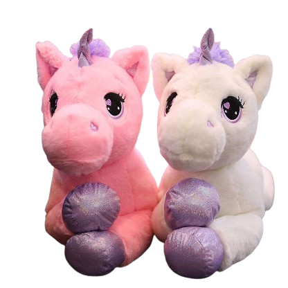 large plush unicorn