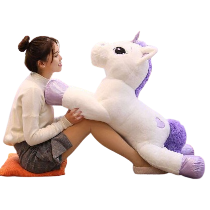 large plush unicorn