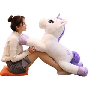 large plush unicorn