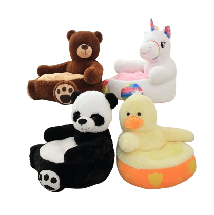 plush bear/panda/unicorn/duck seat