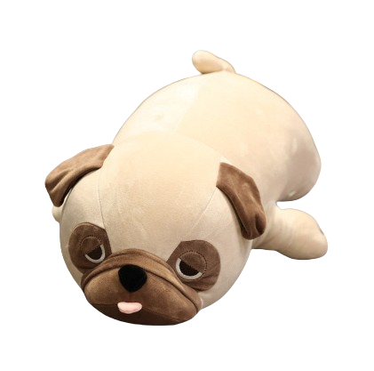 plush bulldog pillow