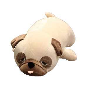 plush bulldog pillow