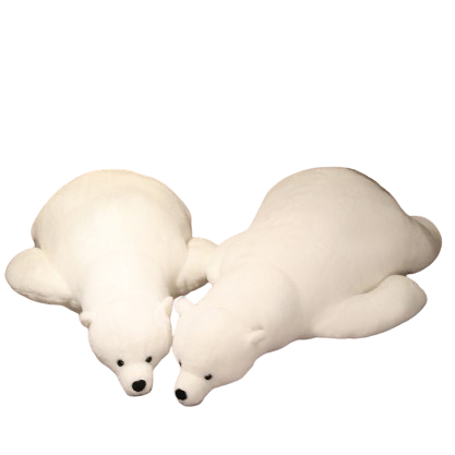 giant plush polar bear