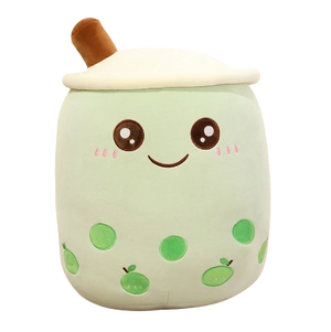 plush fruit bubble tea cup