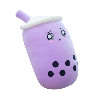 plush fruit bubble tea cup