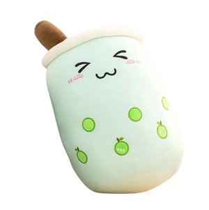 plush fruit bubble tea cup