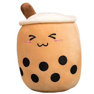 plush fruit bubble tea cup