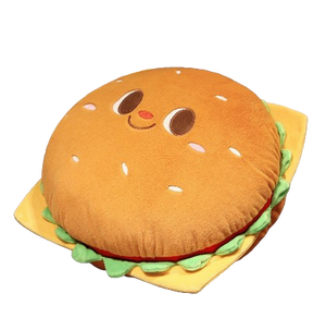 plush hamburger and chicken leg