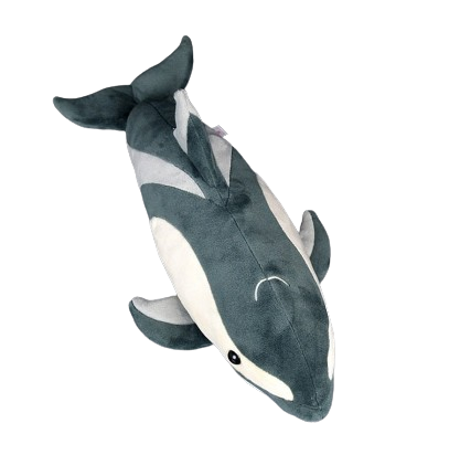 plush hour-glass dolphin