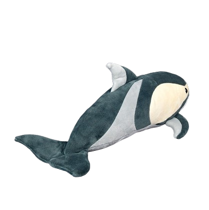 plush hour-glass dolphin