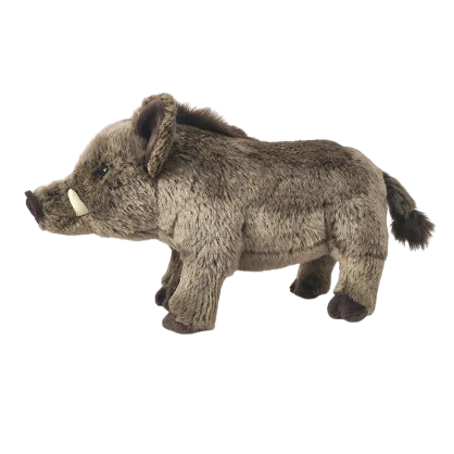 plush lifelike boar