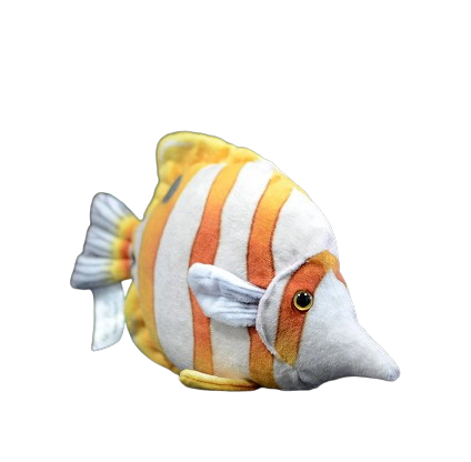 plush lifelike butterfly fish