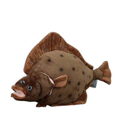 plush lifelike flatfish