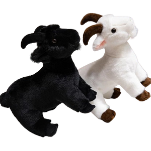 plush lifelike goat