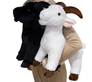 plush lifelike goat