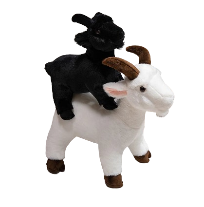 plush lifelike goat