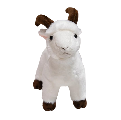 plush lifelike goat