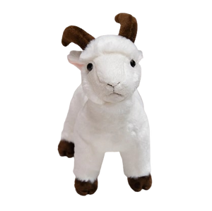 plush lifelike goat