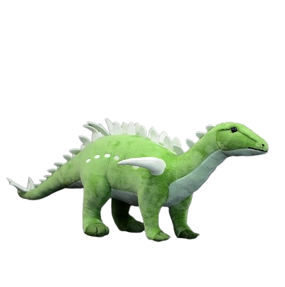 plush lifelike kentrosaurus