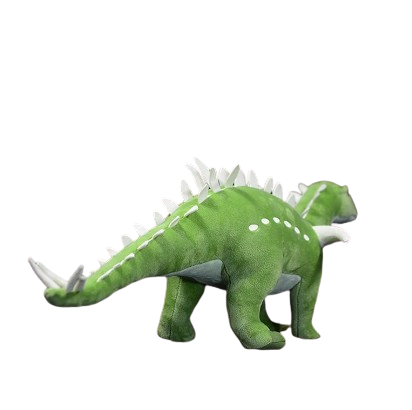 plush lifelike kentrosaurus