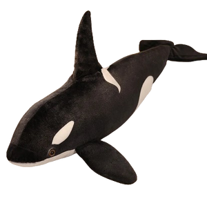 plush lifelike orca