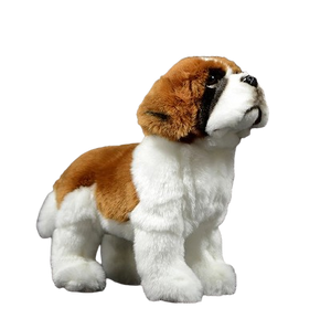 plush lifelike saint bernard