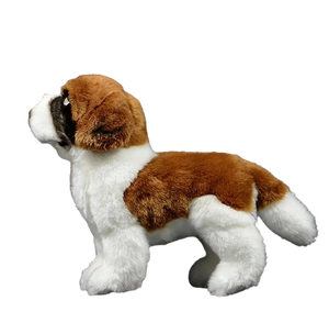 plush lifelike saint bernard