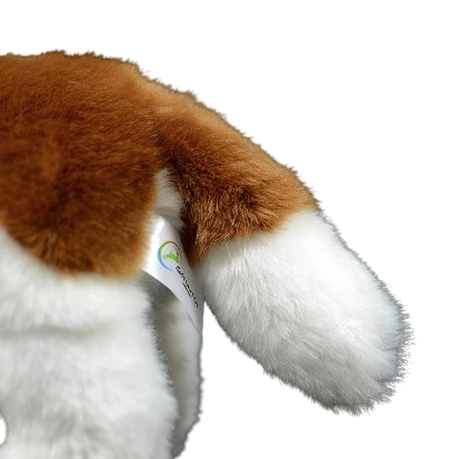 plush lifelike saint bernard