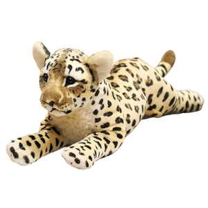 plush lifelike tiger, lion and leopard