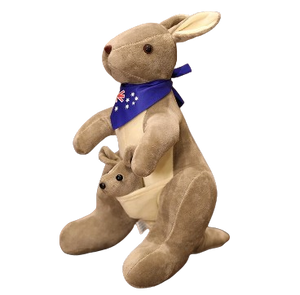 plush mother & child kangaroo