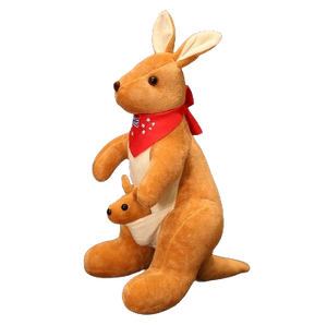 plush mother & child kangaroo